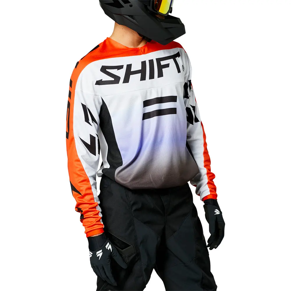 Shift White Label Fade Jersey [Black/White/Orange] 1