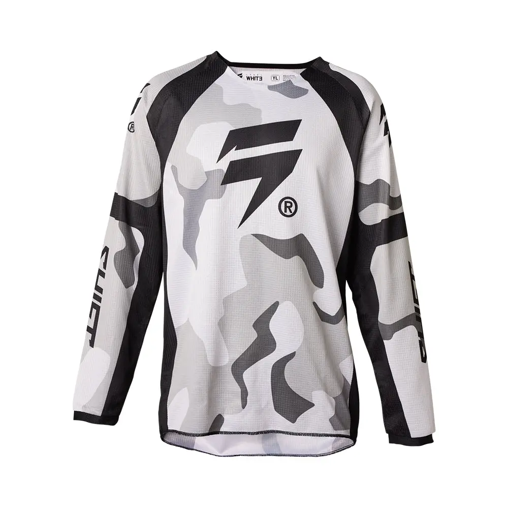 Shift Youth White Label Jersey Posn Camo [White Camo] 1