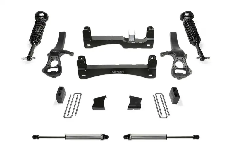 Fabtech 6-Inch Performance Lift System For 2019 Gm C1500 2Wd – Includes 2.5” Coilovers & Dual-Adjustable Rear Shocks 1