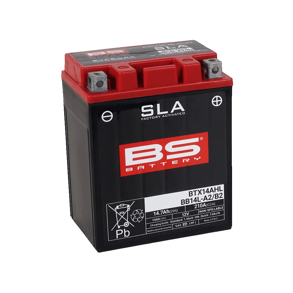 Bs Battery Btx14ahl / Bb14l-A2/B2 Sla (Yb14a-A2/B2) 1