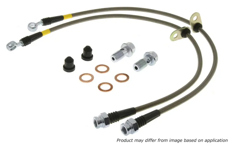 Stoptech Stainless Steel Rear Brake Lines For 1991–1999 Mitsubishi 3000Gt 1