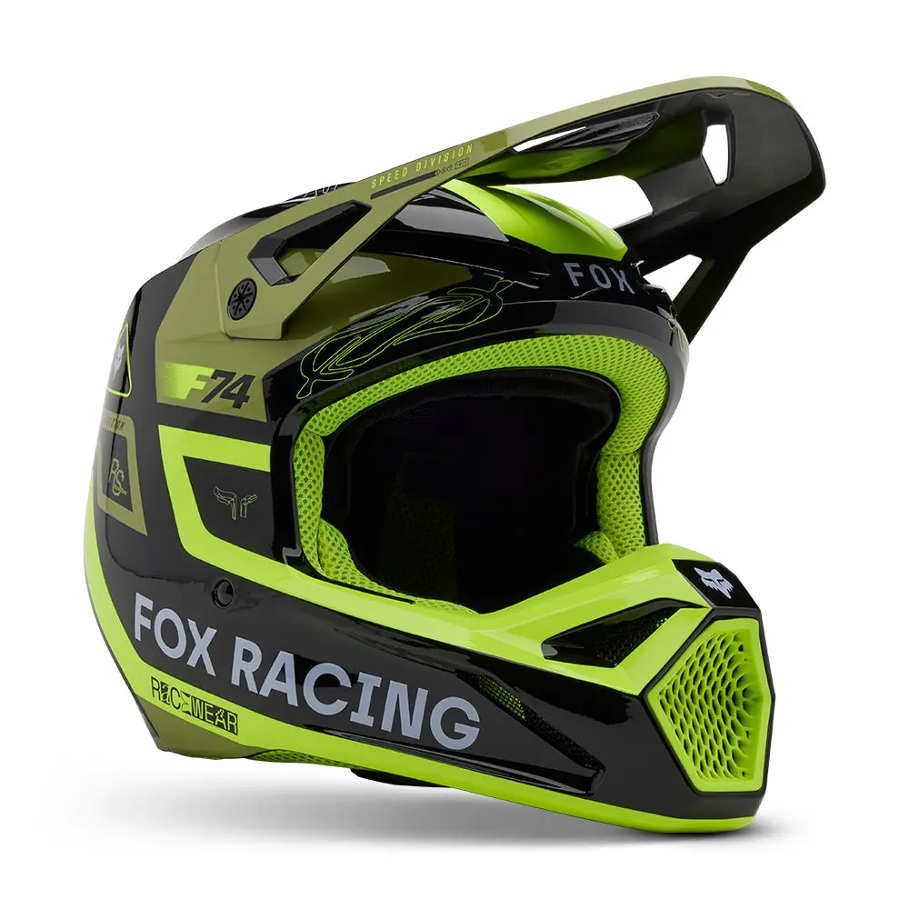 Fox V1 Race Spec Helmet Mips Ce [Pale Green] 1