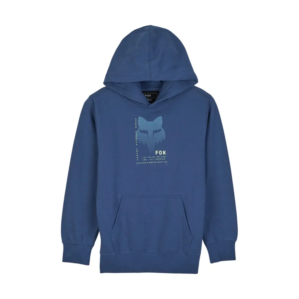 Fox Youth Dispute Fleece Pullover Hoody [Indigo] 1