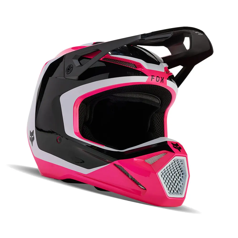 Fox Youth V1 Nitro Helmet [Black/Pink] 1