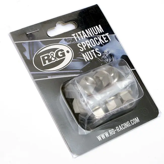 R&G Titanium Sprocket Nuts 1