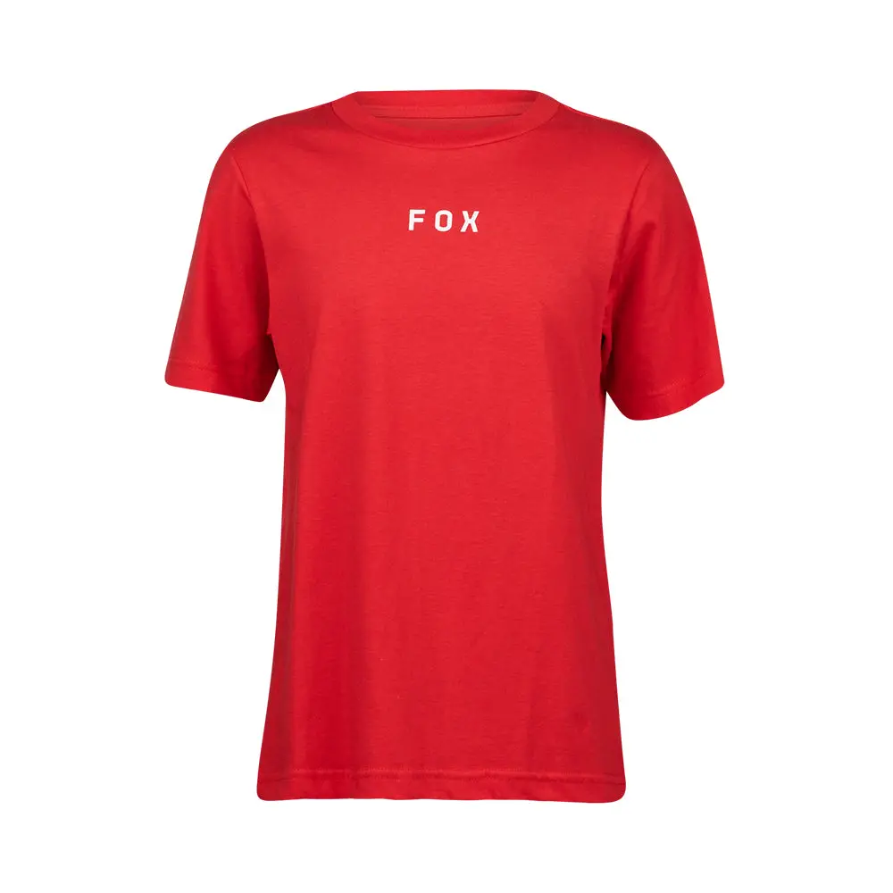 Fox Youth Magnetic Ss Tee [Flame Red] 1