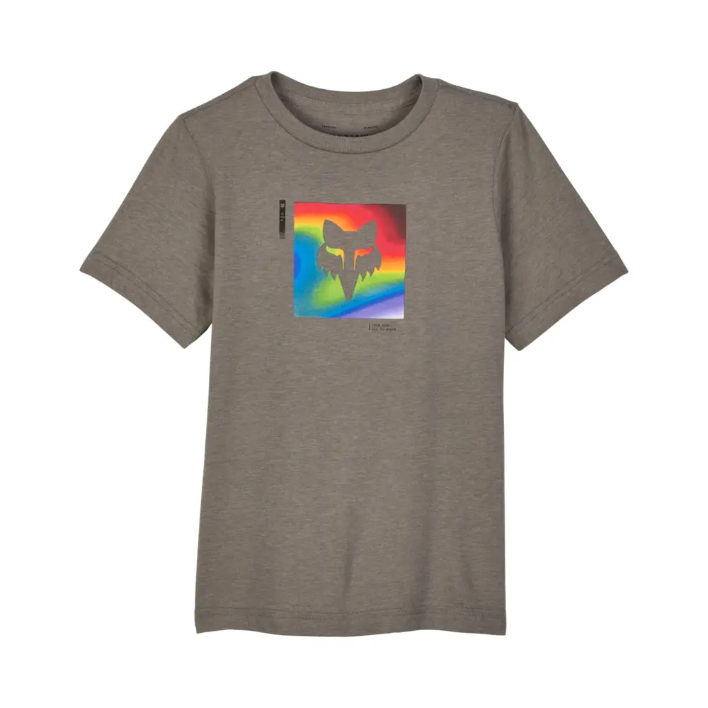 Fox Youth Scans Premium Ss Tee [Heather Graphite] 1