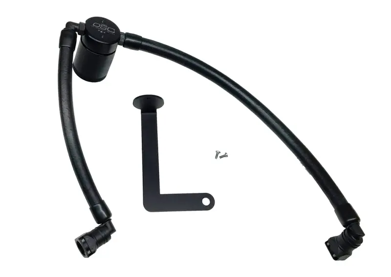 J&L Oil Catch Can Kit – Passenger Side, Black Anodized – 2010–2019 Ford Flex Ecoboost 3.0L V6 1