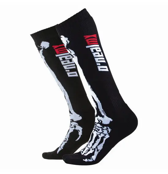 O'neal Youth Pro Mx X-Ray Sock - Black/White 1