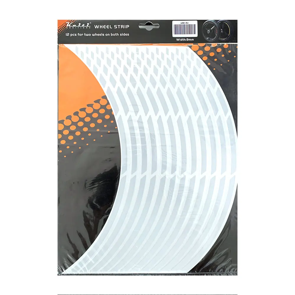 Keiti Reflective Wheel 3 Stripe [White] 1