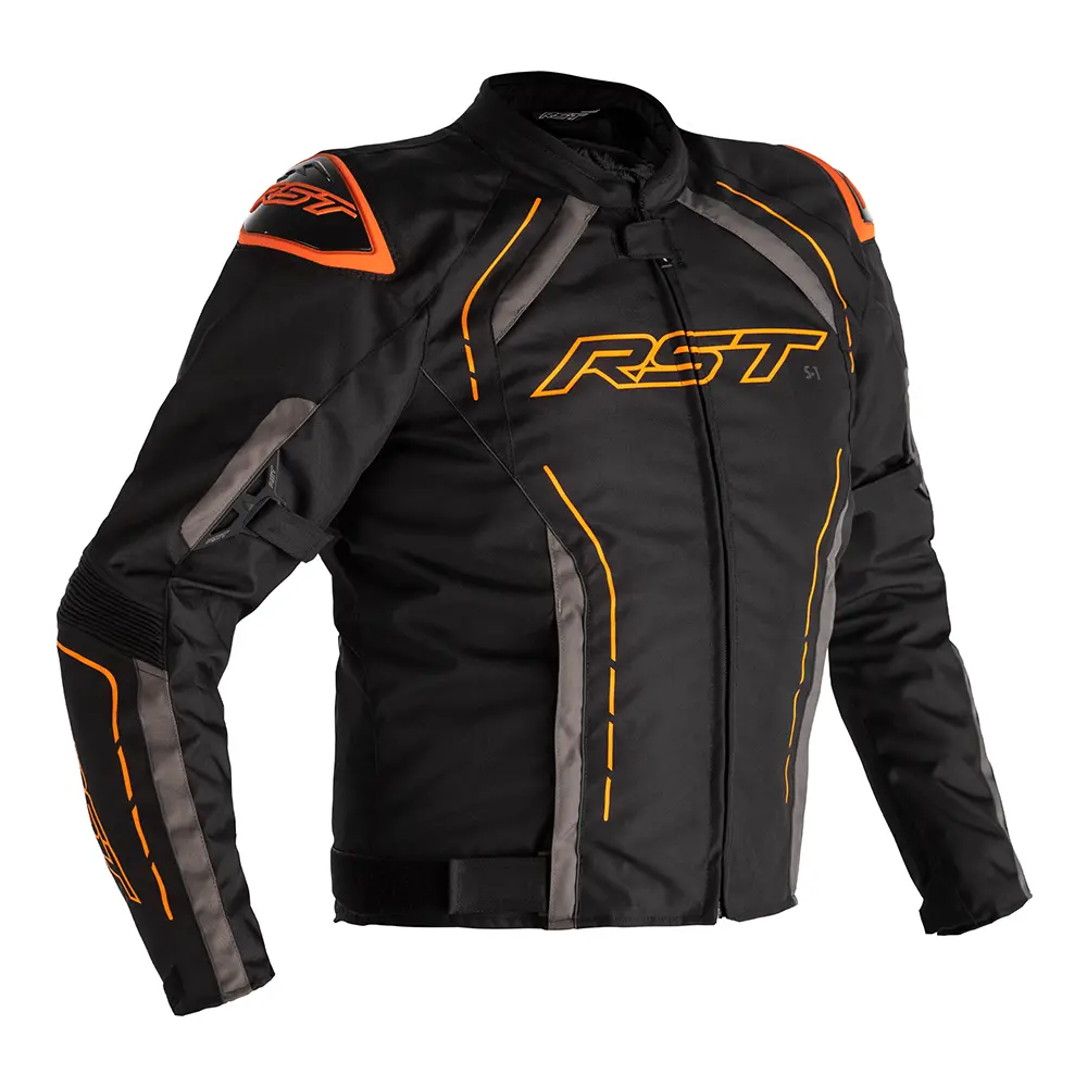 Rst S-1 Ce Textile Jacket [Black/Neon Orange] 1