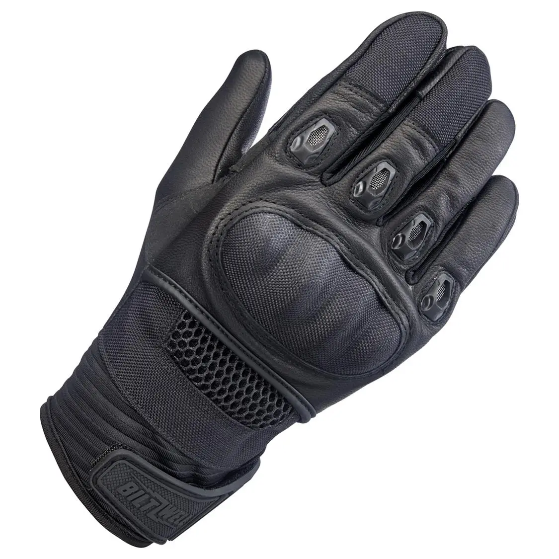 Biltwell Bridgeport Textile Glove [Black Out] 1