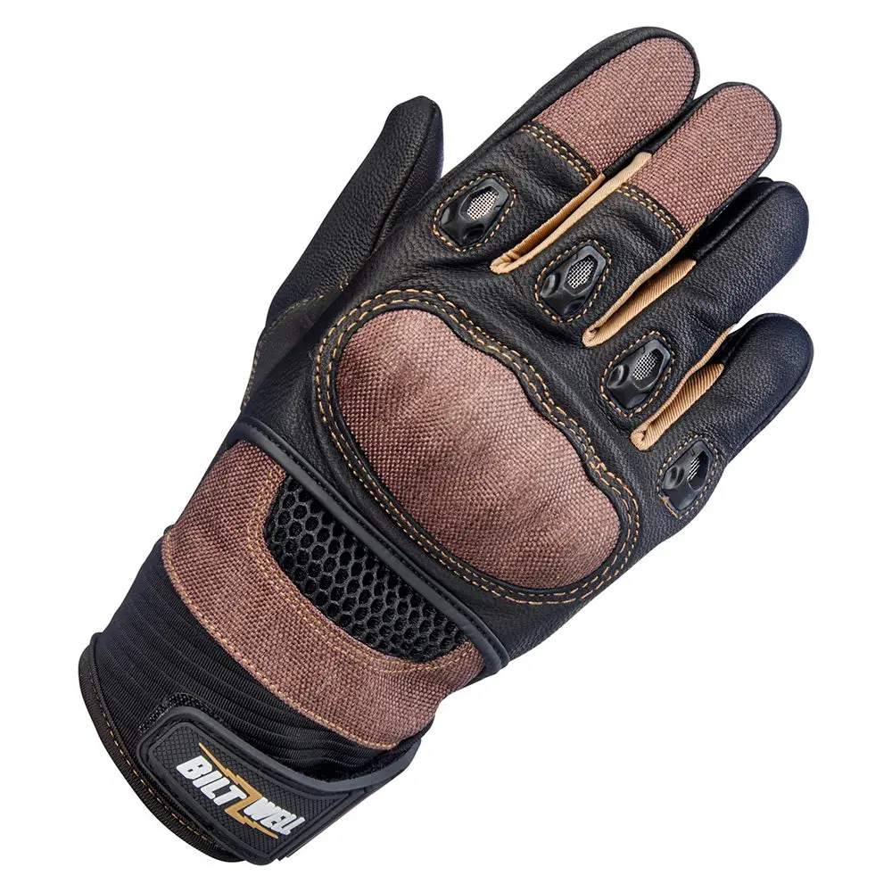 Biltwell Bridgeport Textile Glove [Chocolate] 1