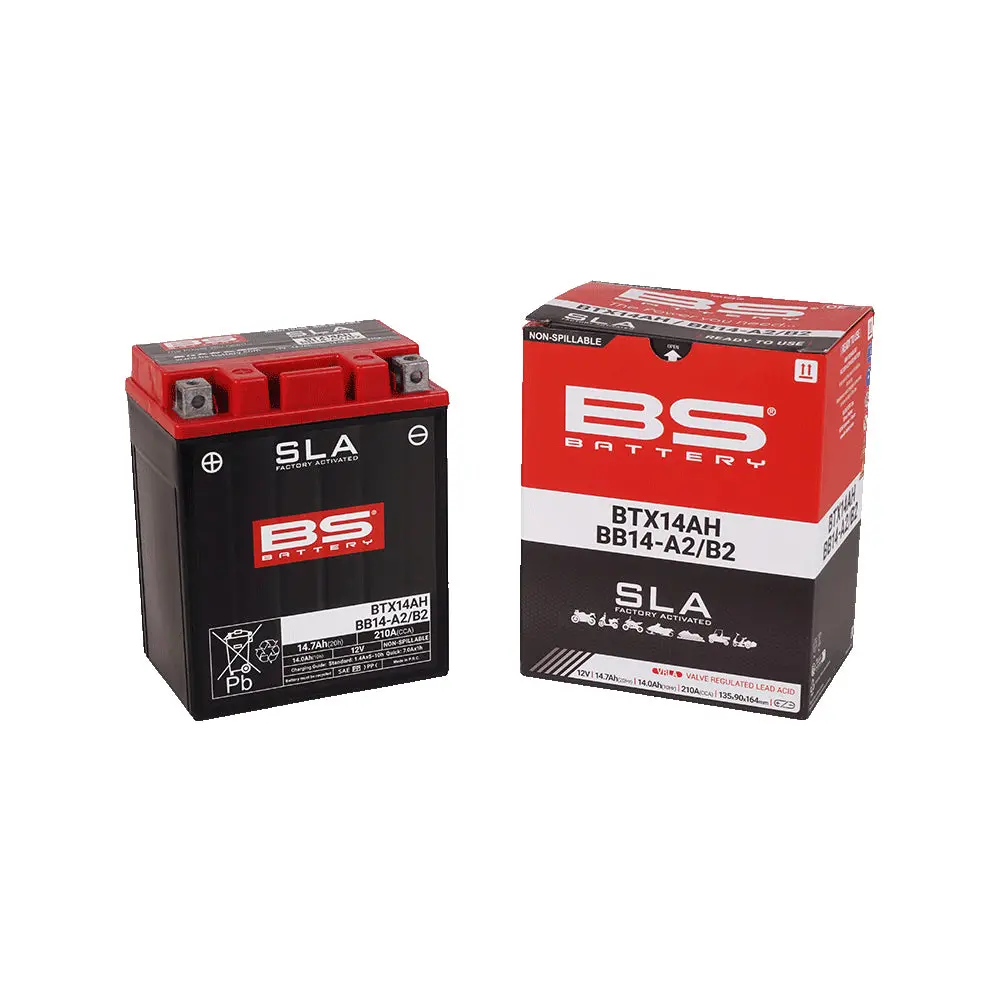 Bs Battery Btx14ah / Bb14-A2/B2 Sla (Ytx14ah-Bs) 2