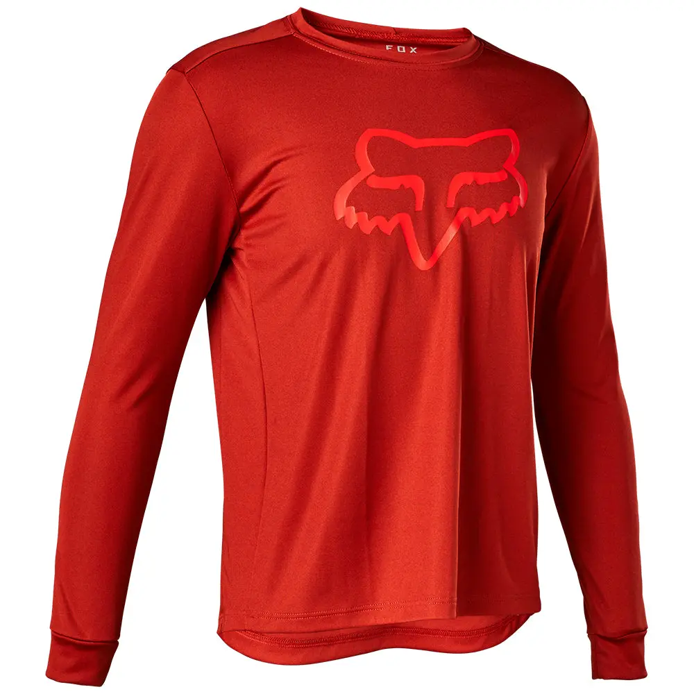 Fox Youth Ranger Ls Jersey [Red Clay] 1