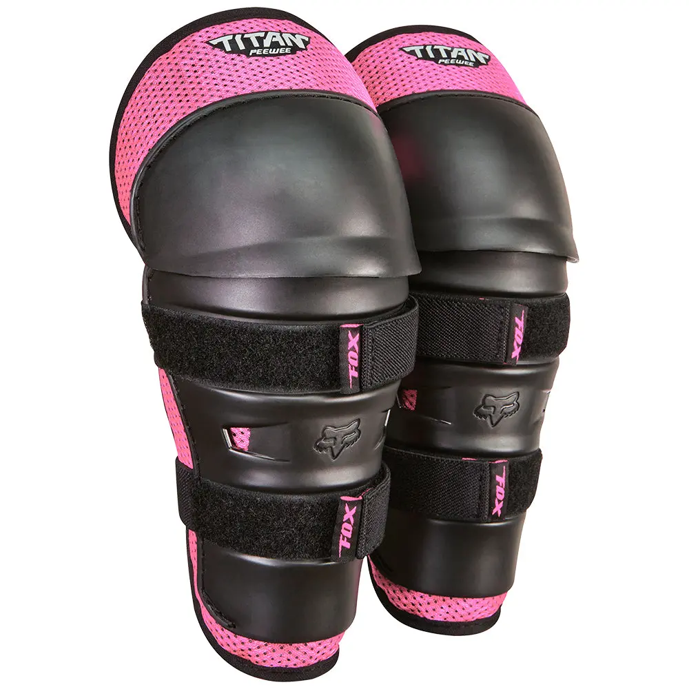 Fox Kids Titan Knee/Shin Guards [Black/Pink] 1