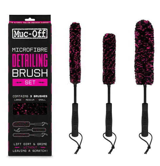Muc-Off Microfibre Detailing Brush Set X 3 1