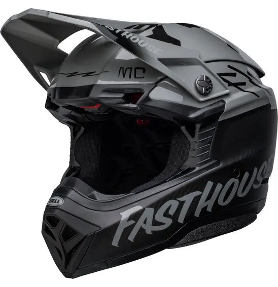 Bell Moto-10 Spherical Fasthouse Bmf Le Grey/Black 2