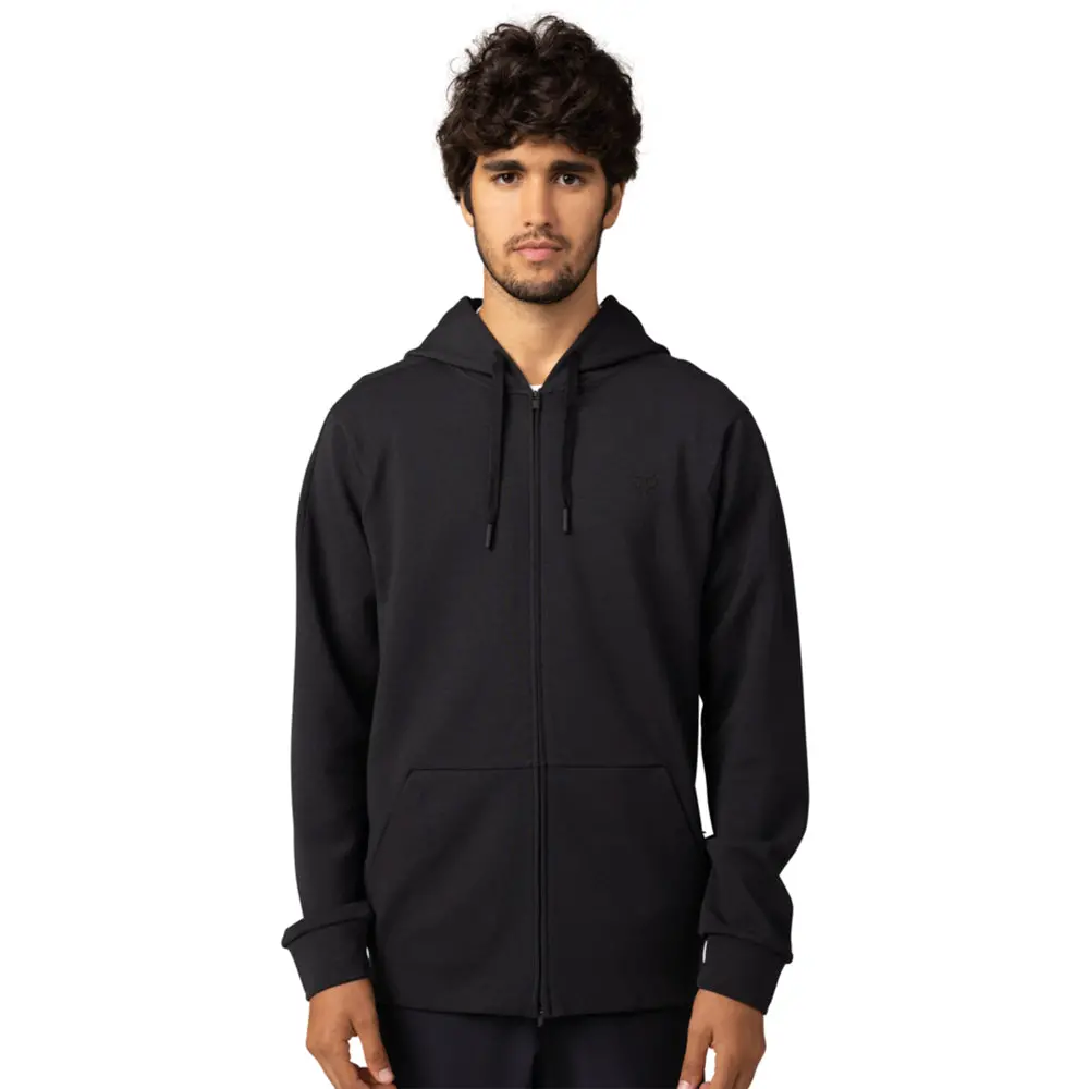 Fox Rise Zip Fleece Hoody [Black] 1