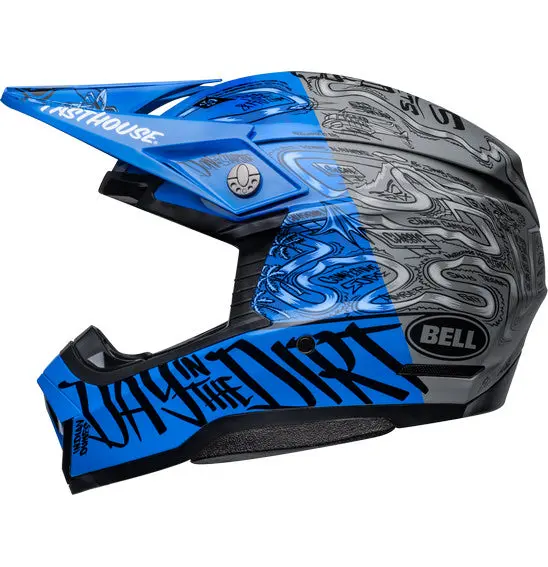 Bell Moto-10 Spherical Fasthouse Ditd Le Blue/Grey 1