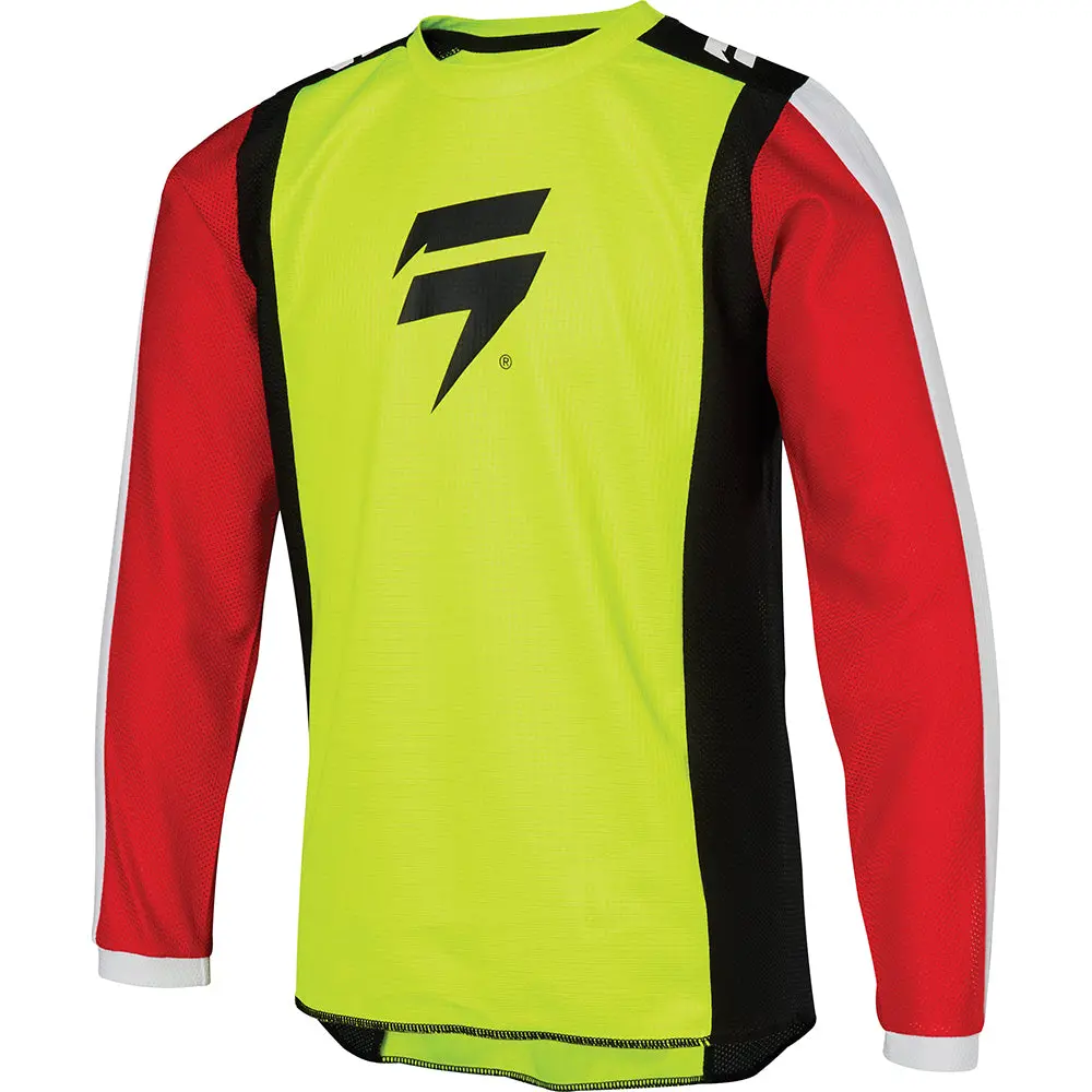 Shift Youth Whit3 Race Jersey [Flo Yellow] 1