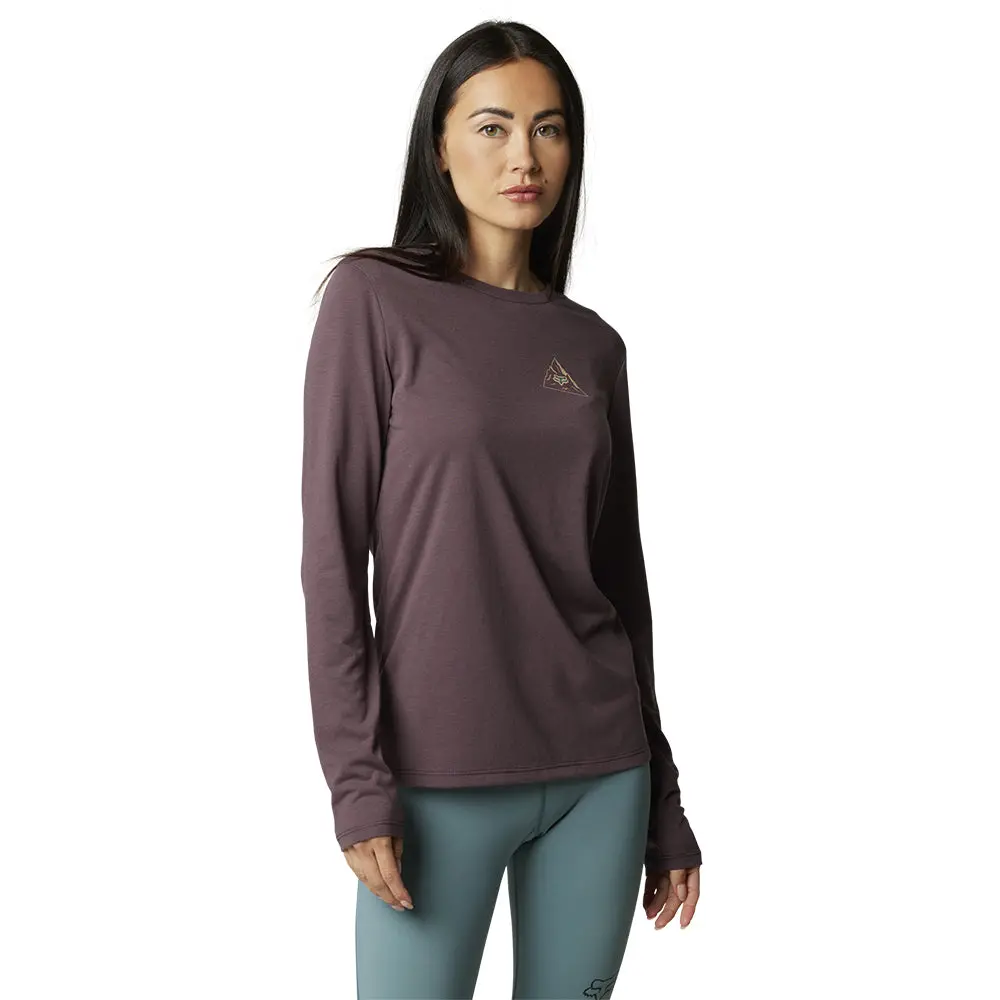 Fox Womens Finisher Ls Tech Tee [Purple] 1