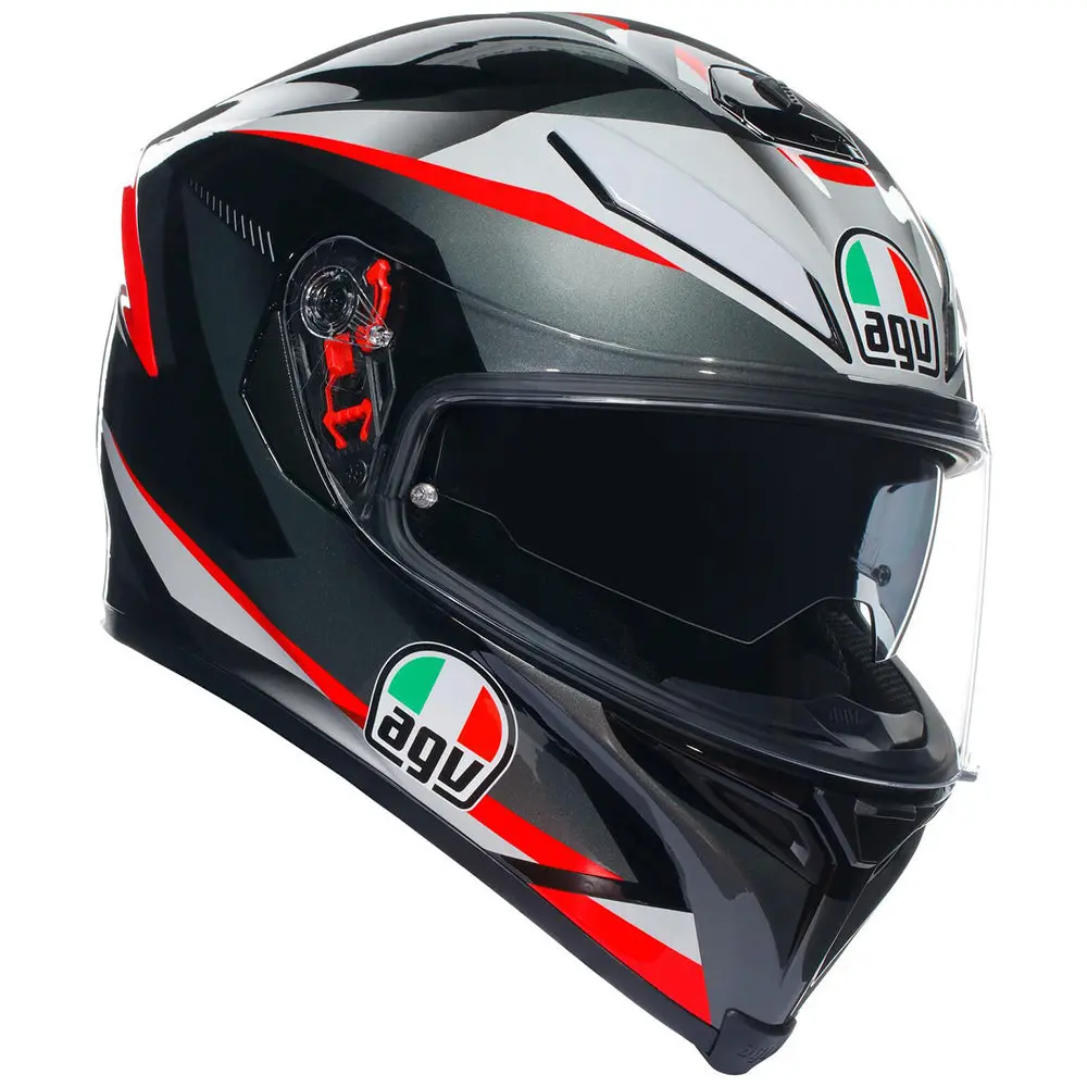 Agv K5 S [Plasma Black/Grey/Red] 1