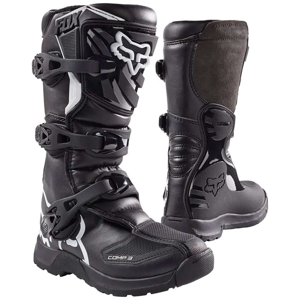 Fox Youth Comp 3 Boots [Black] 1