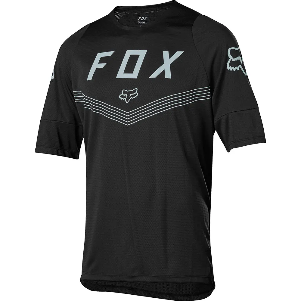 Fox Defend Ss Fine Line Jersey [Black] 1