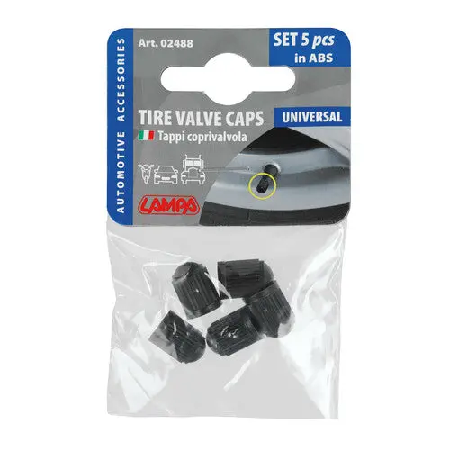 Lampa Abs Tyre Valve Caps 5 Pcs Set 1