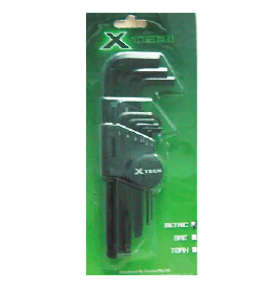 X-Tech Allen Key & Torx Key Sets - 9Pc 1