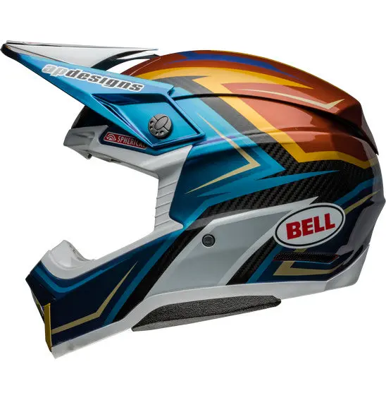 Bell Moto-10 Spherical Tomac 24 White/Gold 1