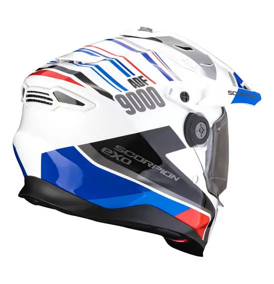 Scorpion Exo Adf-9000 Air Desert - White/Blue/Red 1