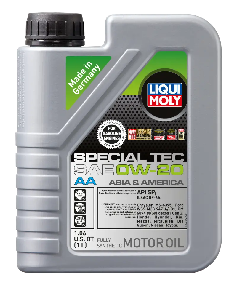 Liqui Moly Special Tec Aa 0W-20 Full-Synthetic Motor Oil – 1-Liter Bottle 1