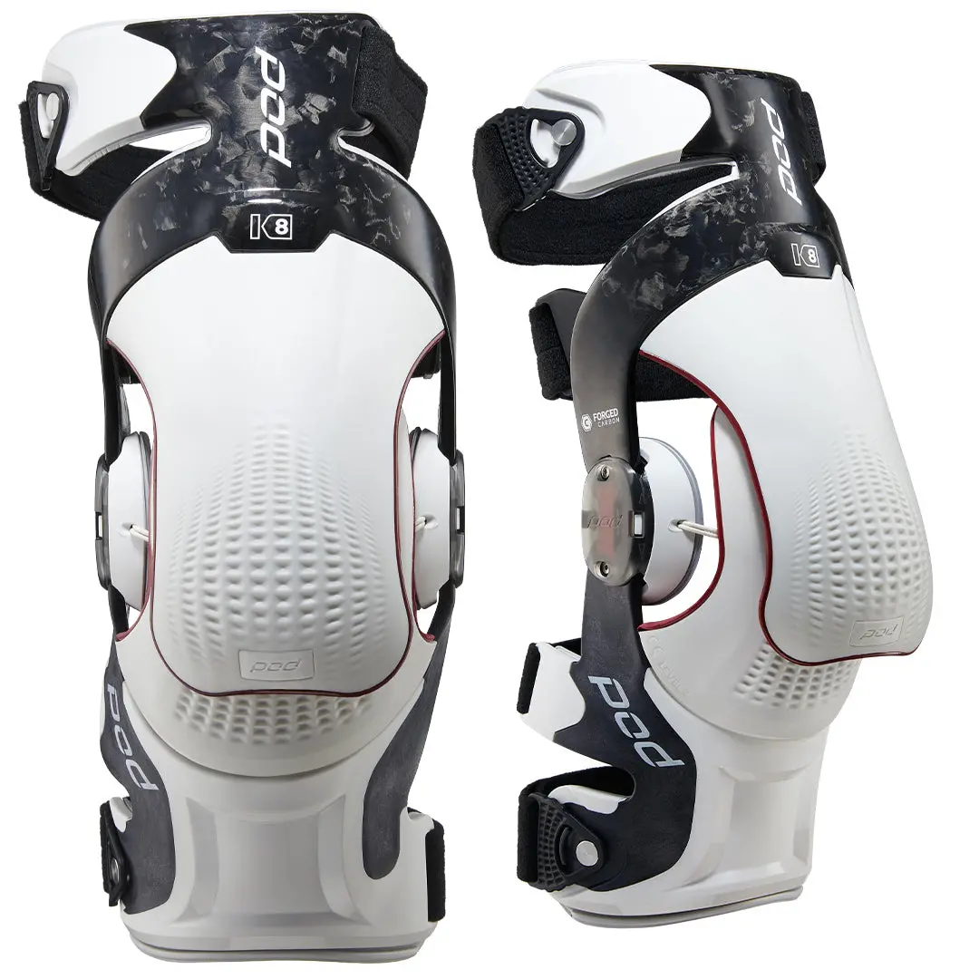 K8 3.0 Knee Brace Pair [Carbon/White] 1