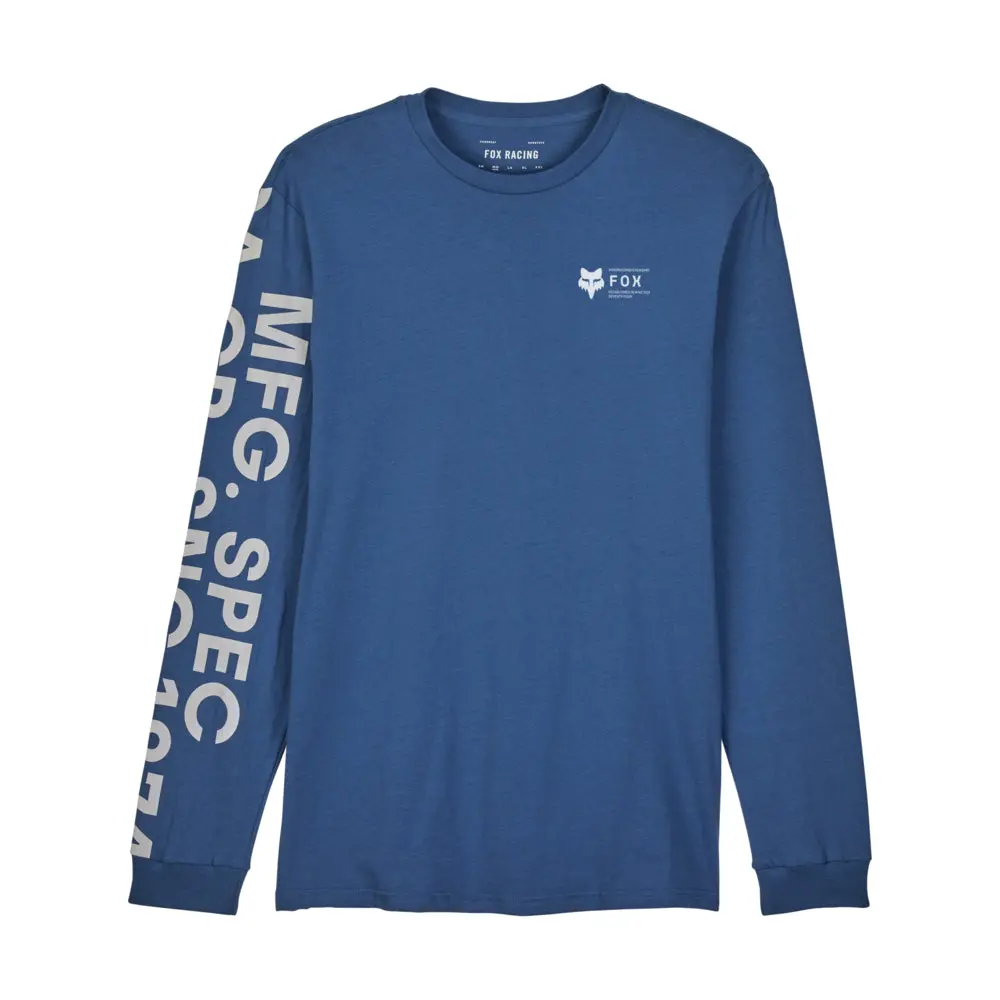 Fox Barge Premium Ls Tee [Indigo] 1