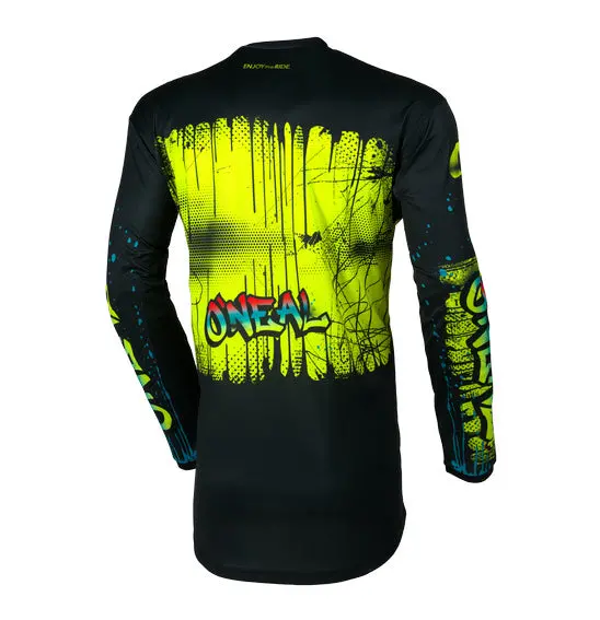 O'neal 2026 Youth Element Rancid Jersey - Black/Neon 4