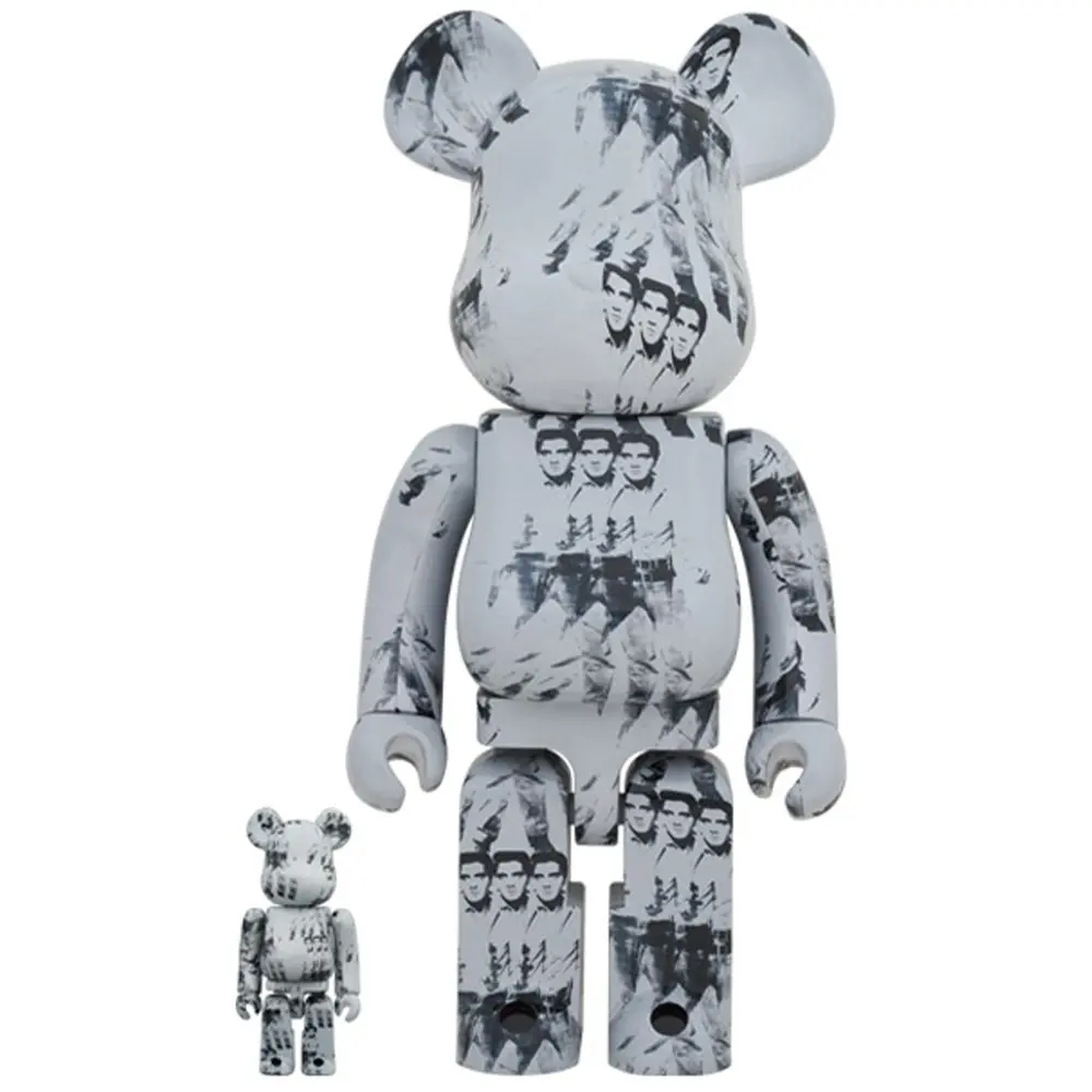 Medicom Be@Rbrick Andy Warhol "Elvis" 100% & 400% Set 1