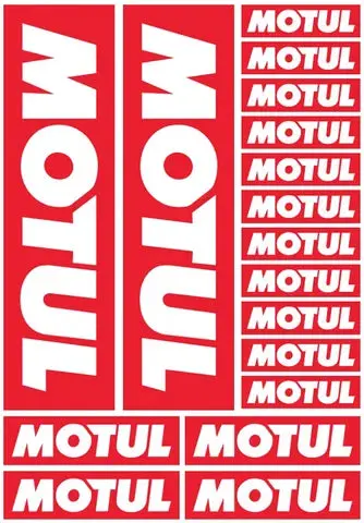 Motul Sticker Sheet 1