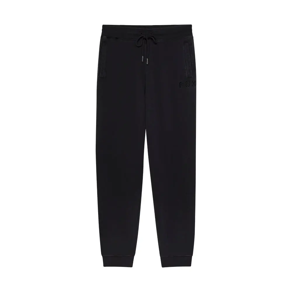 Fox Wordmark Fleece Jogger Pants [Black] 1