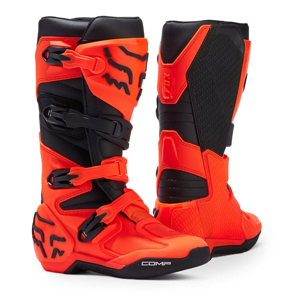 Fox Youth Comp Boots [Flo Orange] 1