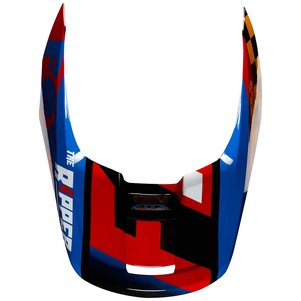 Fox Mx19 Youth V1 Helmet Visor Czar [Black/Yellow] 1