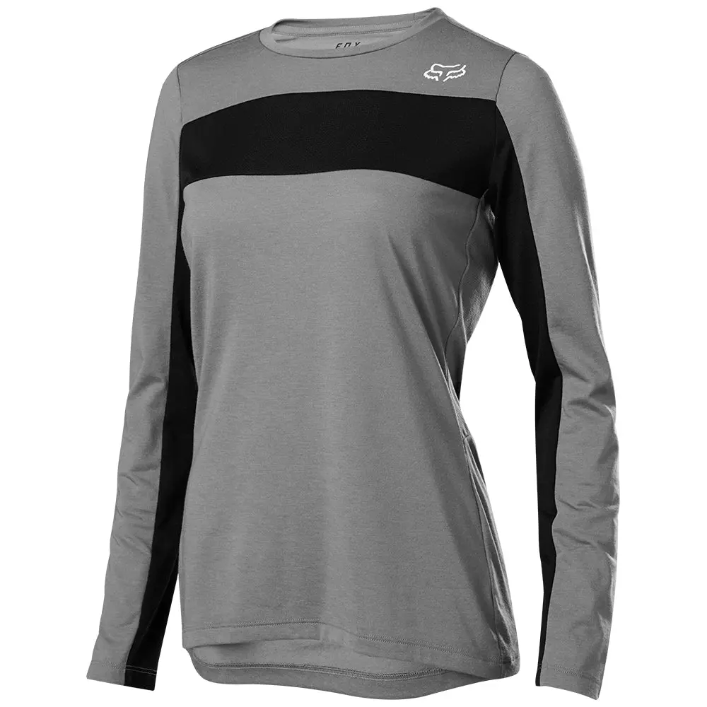 Fox Womens Ranger Dr Ls Jersey [Pewter] 1