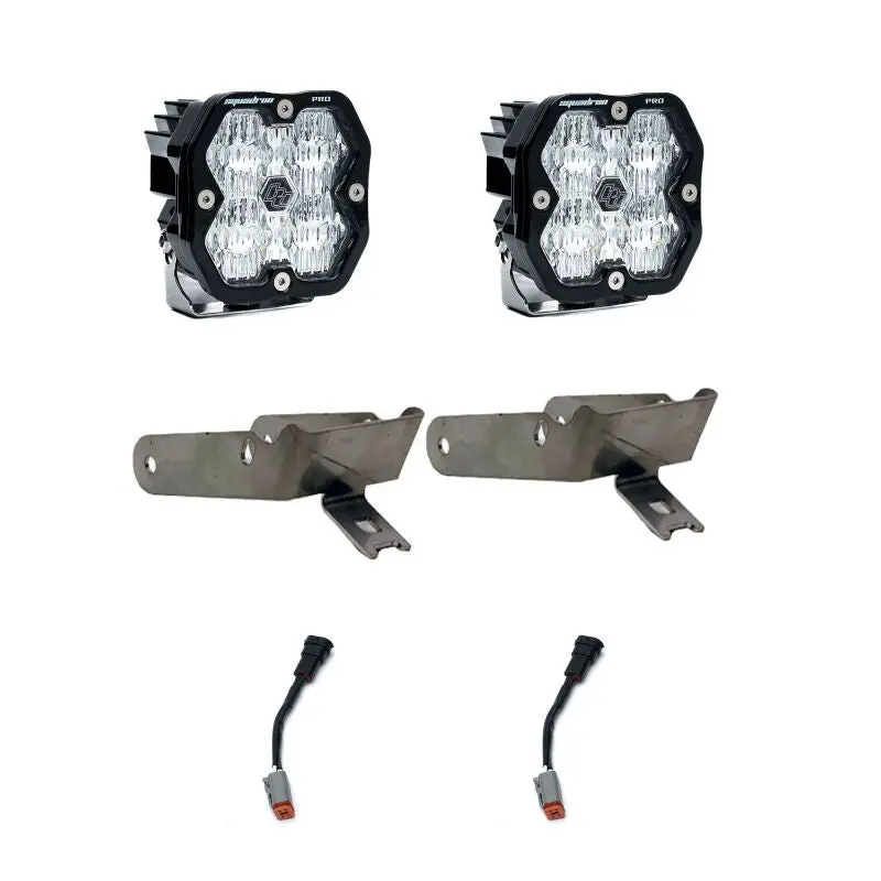 Baja Designs Squadron 2.0 Pro Fog Light Pocket Kit – 1999–2010 Ford Super Duty 1