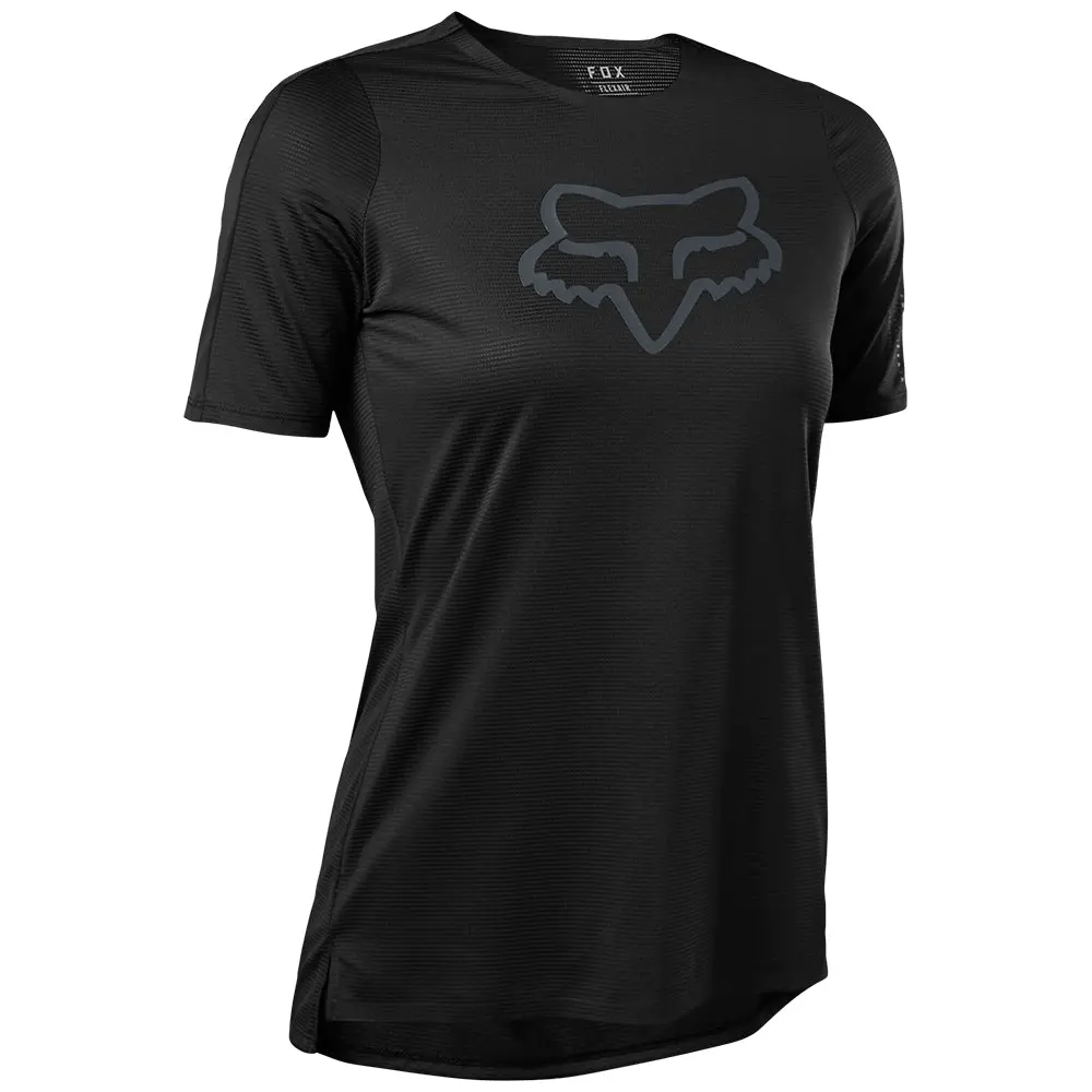 Fox Womens Flexair Ss Jersey [Black] 1