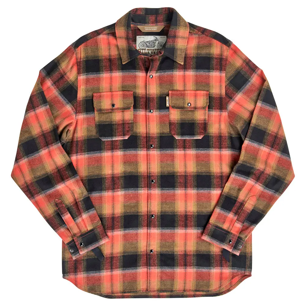 Biltwell Hi Test Flannel Shirt [Rust] 1