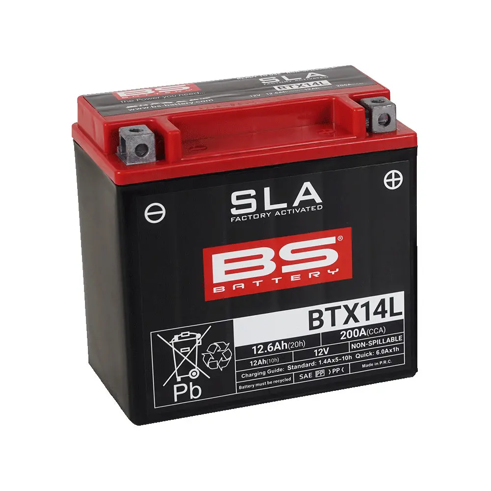 Bs Battery Btx14l Sla (Ytx14l-Bs) 1