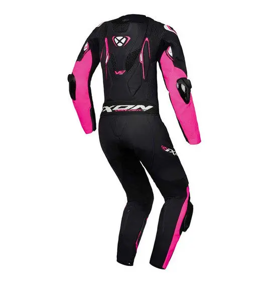 Ixon Vortex 3 Lady 1-Pc Suit - Blk/Pnk/Wht 1