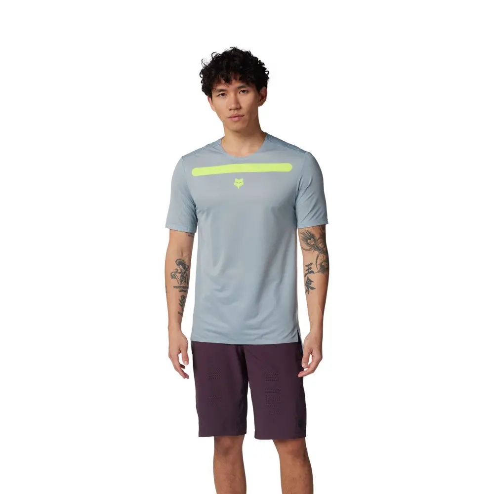 Fox Flexair Ss Aviation Jersey Race [Gunmetal] 1