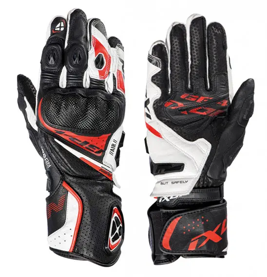 Ixon Gp4 Air Glove Blk/Wht/Red - Sport Leather 1